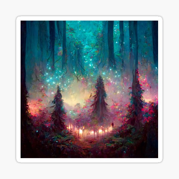 Item preview, Magical Forest, Where Fairies Play, Fantasy Art designed and sold by Itaya Art.