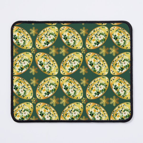 Item preview, Football green and gold floral football snowflakes pattern 2 designed and sold by KCAbdelnour.