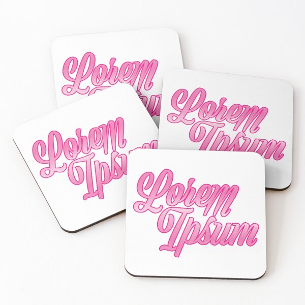 Item preview, Lorem Ipsum - Pink Scripted Text designed and sold by sophielange.