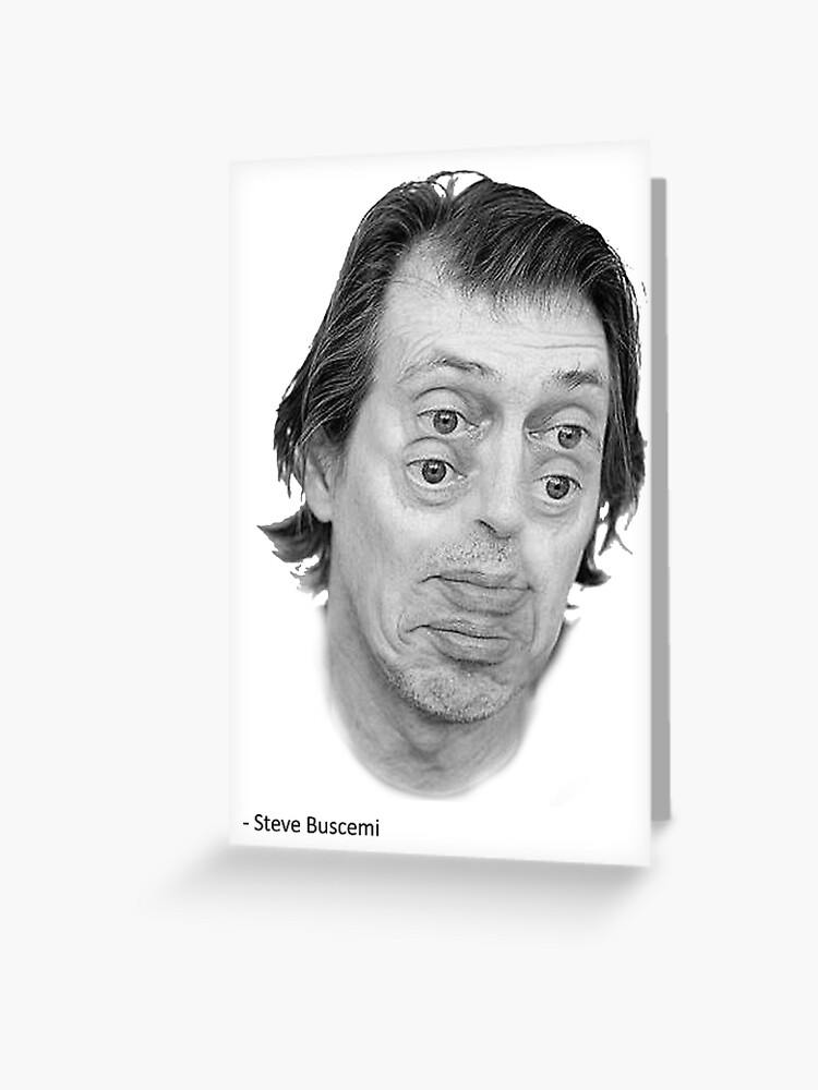 Tarjetas de felicitaci n for Sale con la obra Steve Buscemi Eyes