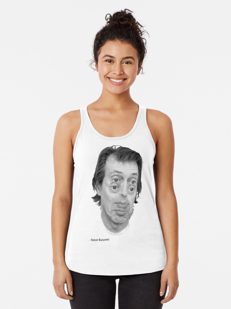 Steve Buscemi Eyes Racerback Tank Top