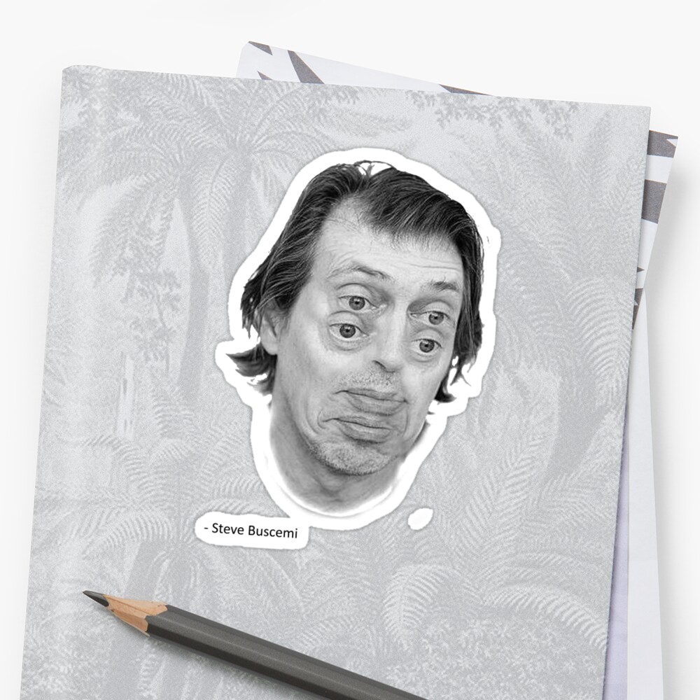 "Steve Buscemi Eyes" Stickers by barbz77 | Redbubble