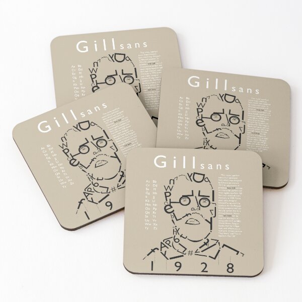 Item preview, Gill Sans Font Print designed and sold by mattmagargee.