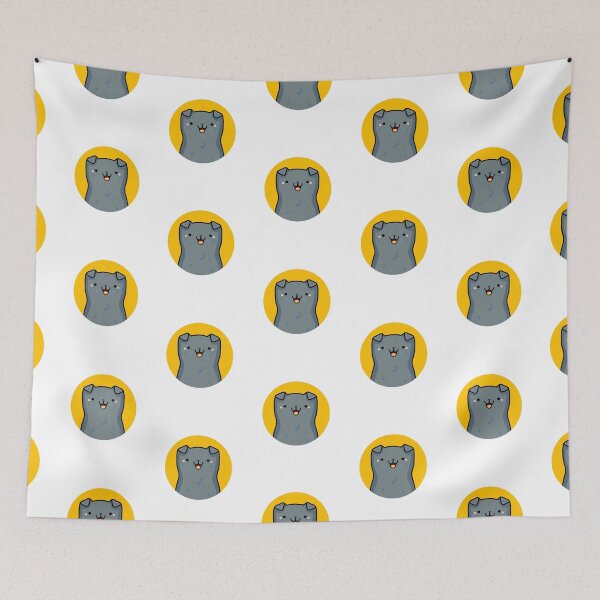 Item preview, Kawaii Scottish Fold Cat designed and sold by kawaiilife.