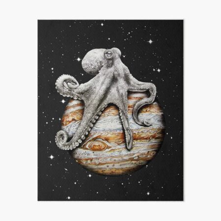 Celestial Cephalopod Art Board Print