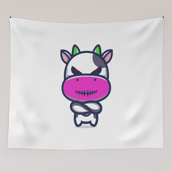 Item preview, evil cow designed and sold by cutenevil.