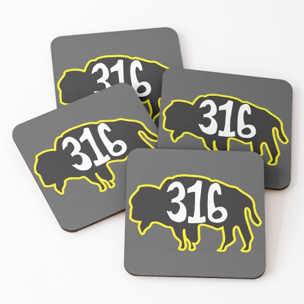 Item preview, Hand Drawn Kansas Buffalo 316 Black Gold designed and sold by itsrturn.