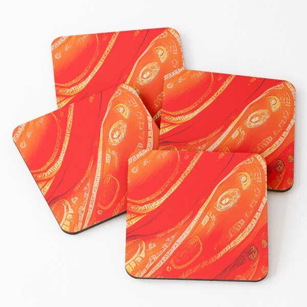 Item preview, Orange Cream Paisley 1 designed and sold by Kingcls.