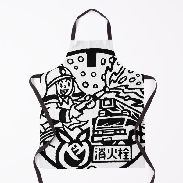 Item preview, Fireman spraying hose on manhole in Japan - Black designed and sold by mattraski.