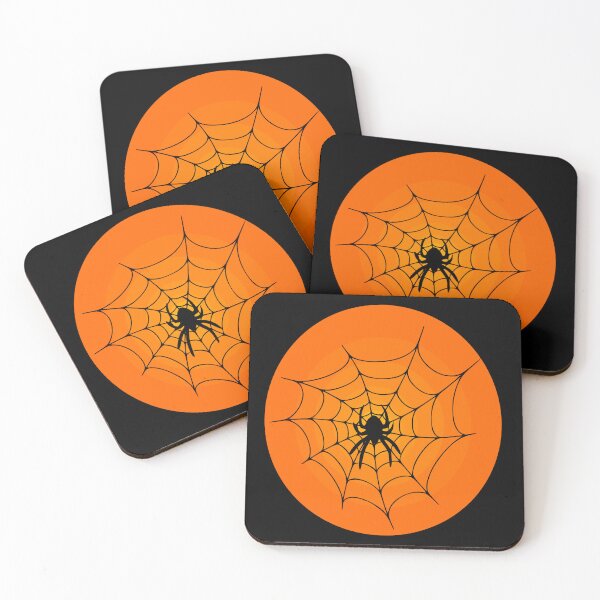 Item preview, Haunted Halloween spiderweb and spider designed and sold by Marcia Motivos.