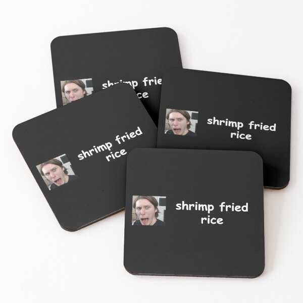 Item preview, jerma shrimp fried rice bumper sticker designed and sold by kotonok0.