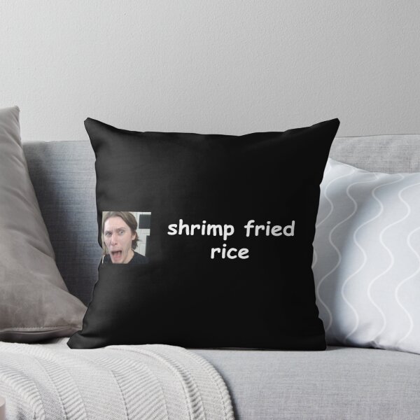 Item preview, jerma shrimp fried rice bumper sticker designed and sold by kotonok0.