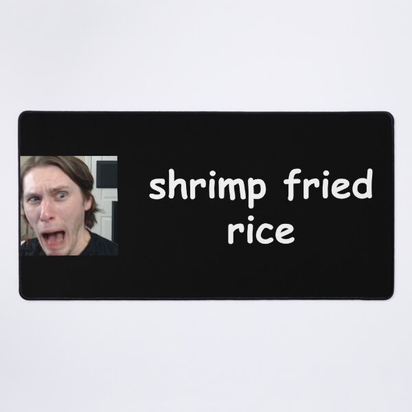 Item preview, jerma shrimp fried rice bumper sticker designed and sold by kotonok0.