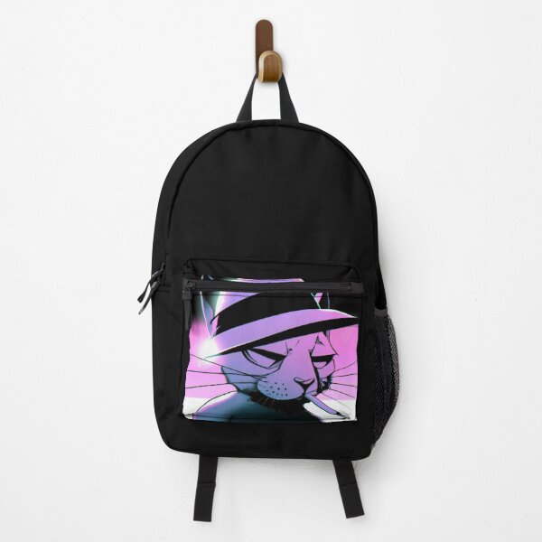 Item preview, Bruno the Cat, twilight hours (Synthwave) designed and sold by thecatandkettle.