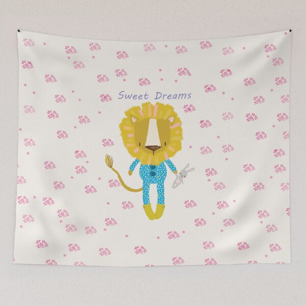 Item preview, Lion - Sweet Dreams - Cartoon Lion designed and sold by traceyeverart.