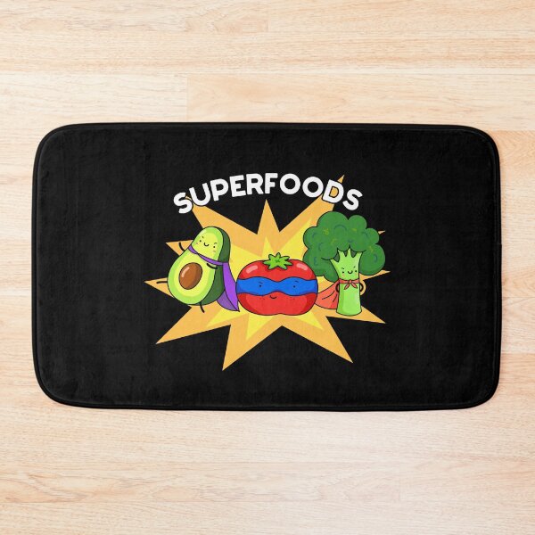 Item preview, Superfoods Funny Vegetable Puns (Dark BG) designed and sold by punnybone.