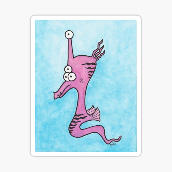 Seahorse Creature Sticker