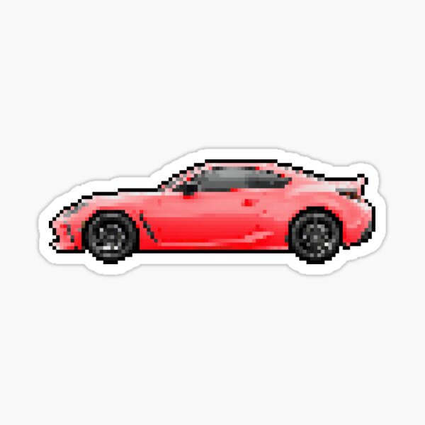 Item preview, Pixelated GR86 designed and sold by SimpleChariots.