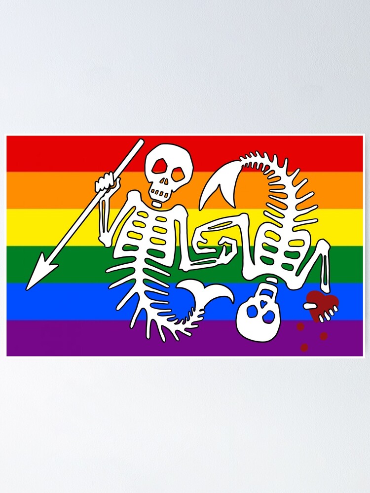 Ofmd Season 2 Rainbow Pride Mermaid Pirate Flag Blackbeard Stede Bonnet Our Flag Means Death