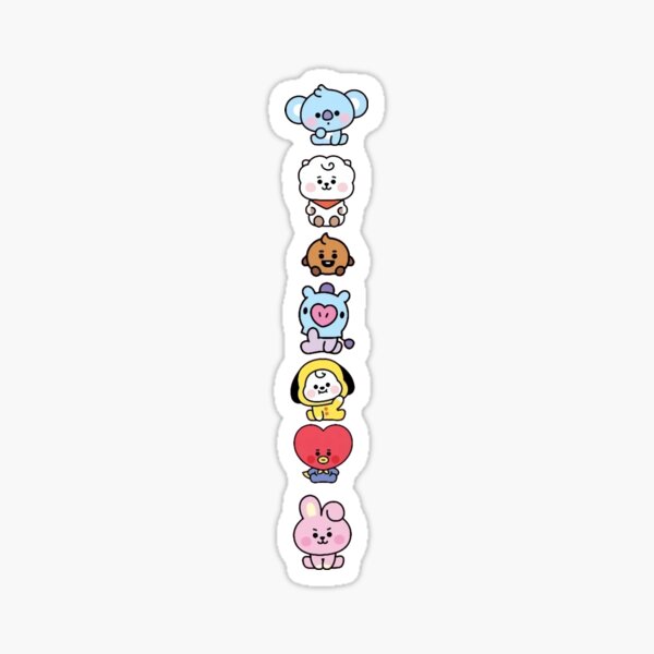 BT21 CHARACTERS Sticker