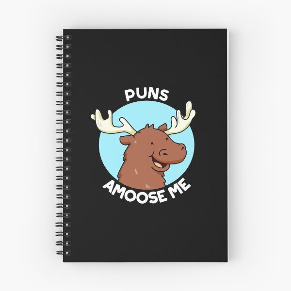 Item preview, Puns Amoose Me Funny Moose Puns (Dark BG) designed and sold by punnybone.