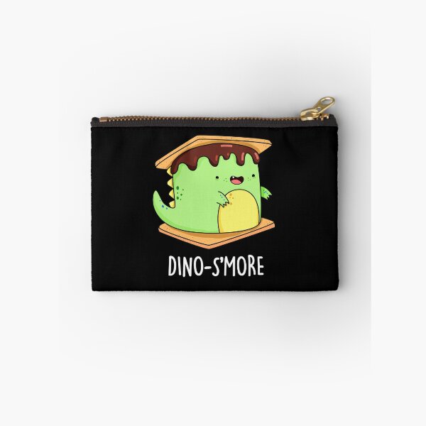 Item preview, Dinosmore Funny Dinosaur Smore Puns (Dark BG) designed and sold by punnybone.