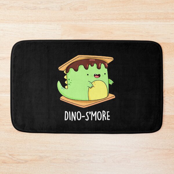 Item preview, Dinosmore Funny Dinosaur Smore Puns (Dark BG) designed and sold by punnybone.