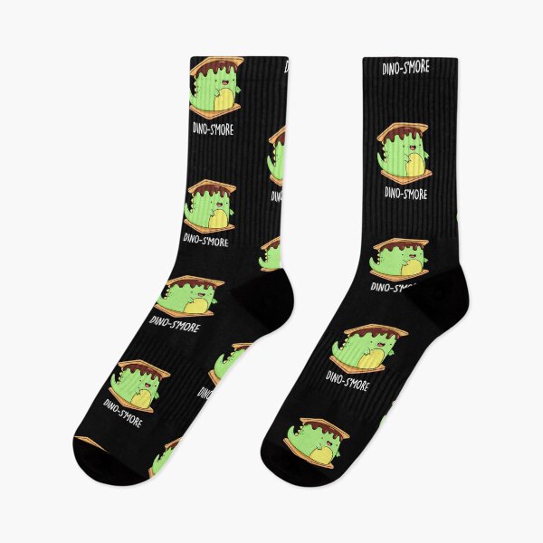 Item preview, Dinosmore Funny Dinosaur Smore Puns (Dark BG) designed and sold by punnybone.
