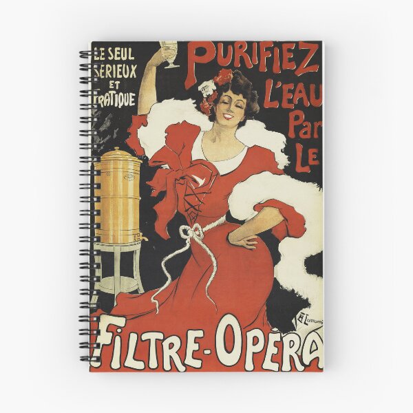 Item preview, Purified L' Eau Par Le FILTRE OPERA Vintage France Art Nouveau Poster Art designed and sold by retroposters.