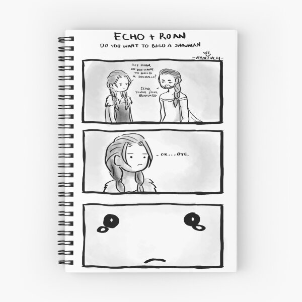 Item preview, Echo + Roan - Do you want to build a snowman? designed and sold by AG Nonsuch.
