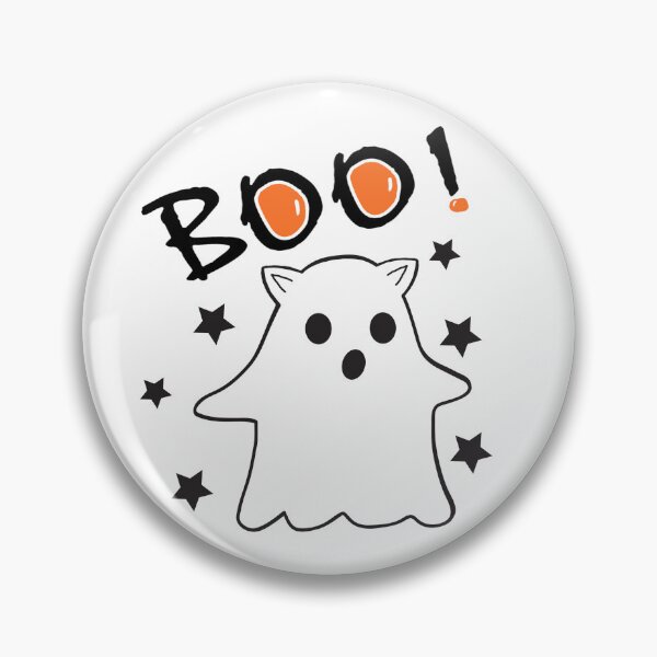 Artikelvorschau, Boo-Katzen-Geist-Halloween-Design entworfen und verkauft von Fundartcreative.