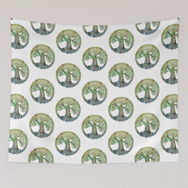 Item preview, TREE OF LIFE - screaming spring NEW DESIGN designed and sold by butterflyscream.