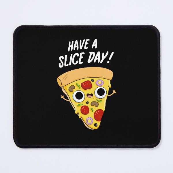 Item preview, Have A Slice Day Funny Pizza Puns (Dark BG) designed and sold by punnybone.