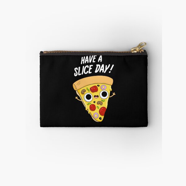 Item preview, Have A Slice Day Funny Pizza Puns (Dark BG) designed and sold by punnybone.