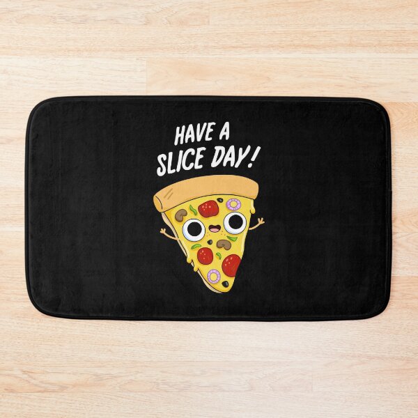 Item preview, Have A Slice Day Funny Pizza Puns (Dark BG) designed and sold by punnybone.