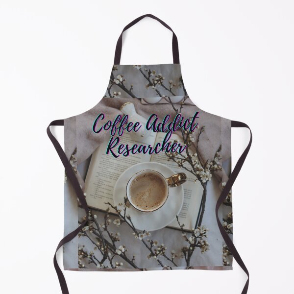 Item preview, Coffee addict Researcher - Research scholar phd themed gifts (in Blue) designed and sold by RebelliousRosee.