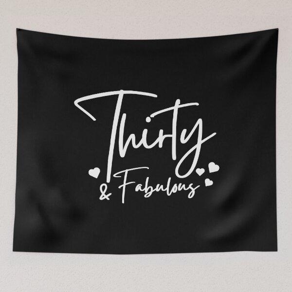 Item preview, Thirty Fabulous. 30th birthday. designed and sold by DIDAKU.