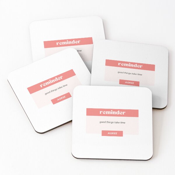 Item preview, Motivation Reminder - Good Things Take Time designed and sold by KallieCo.