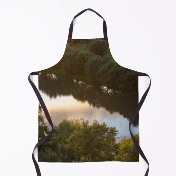 Item preview, Riverside Sunset Reflected - Maritsa River from Above designed and sold by Georgia Mizuleva.