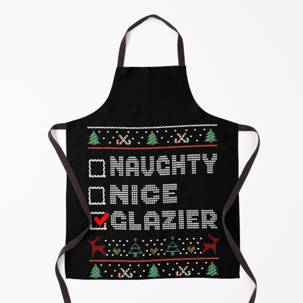 Item preview, Naughty Nice Glazier, Matching Christmas Group Pajama design designed and sold by Merchking1.