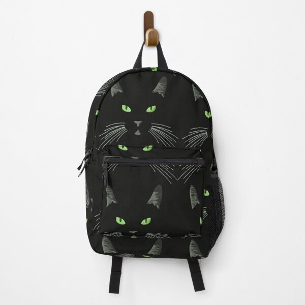Item preview, Black cat face in the darkness with green eyes  designed and sold by Corinne Alexa Jackson.