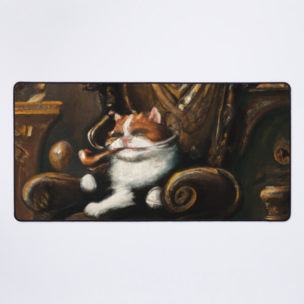 Item preview, Allister the Cat, having a lounge (Rococo) designed and sold by thecatandkettle.
