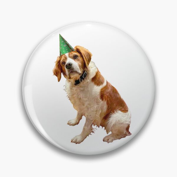 Item preview, Perro con sombrero verde designed and sold by catsclips.
