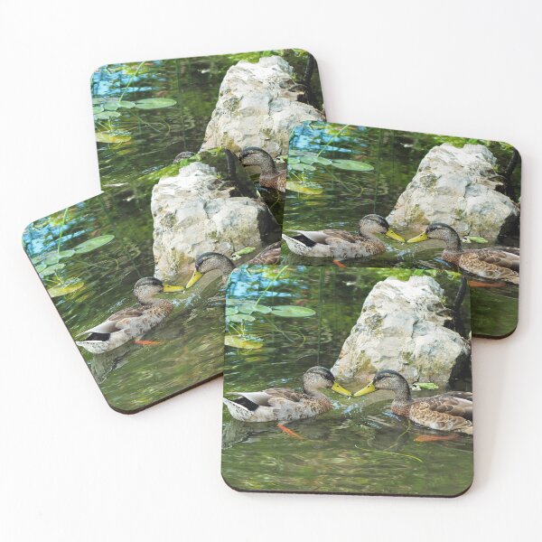 Item preview, Two Mallard Ducks Looking At Eachother designed and sold by BackyardBirder.