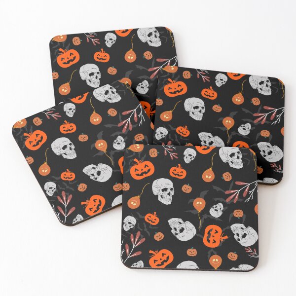 Item preview, Smiling halloween pattern designed and sold by andrasdesignssss.