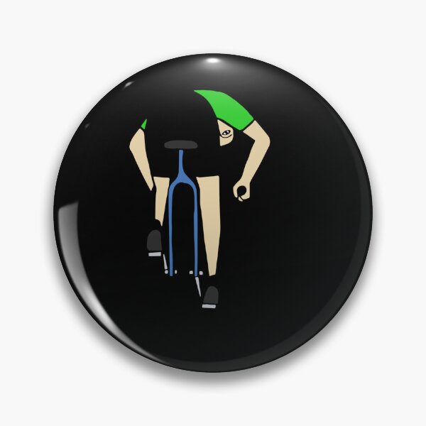Item preview, Ass Showing Road Cyclist Sticker designed and sold by PuffsKashtan.