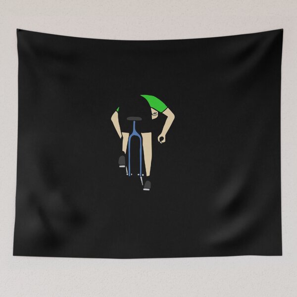 Item preview, Ass Showing Road Cyclist Sticker designed and sold by PuffsKashtan.