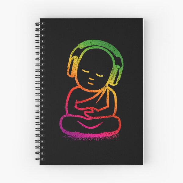 Item preview, Buddha Headphones - Buddhist Monk DJ Spectrum Rainbow designed and sold by propellerhead.