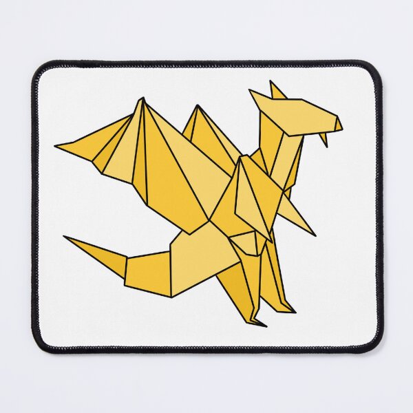 Item preview, Yellow origami dragon designed and sold by CalliesArt.