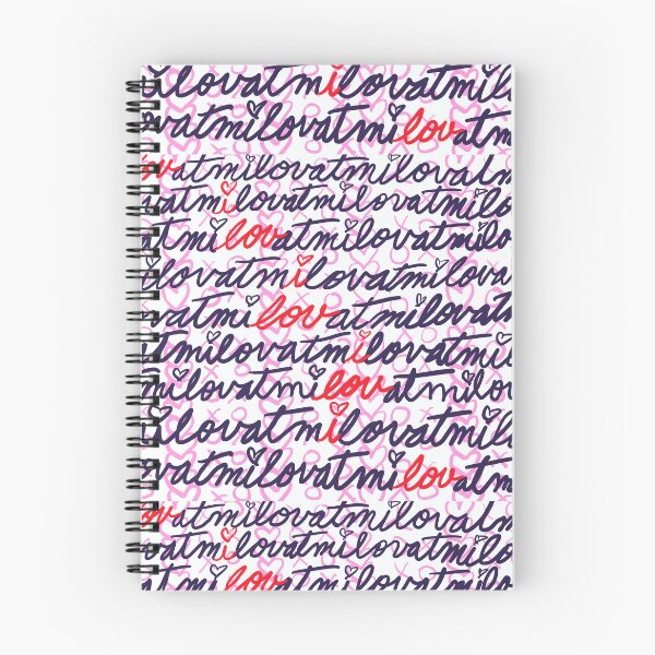 Item preview, Milovat Czech Red and Purple Cursive  designed and sold by Rivermuddess.